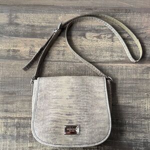 Michael Kors Textured Gray Crossbody Bag
